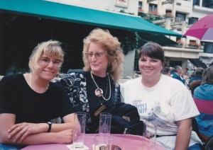 With my new David Copperfield fan friends, Carole and Julie.