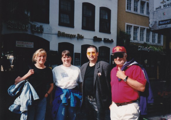 Here we are with Deiter, our leather clad tour guide. 