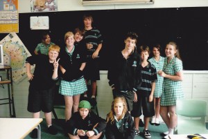 Some of my crazy but lovable year 8s  © Stephanie Glaser