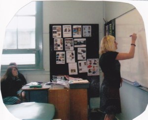 Writing on the board