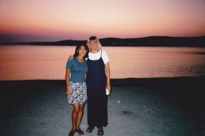 indira and steph in paros