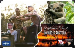 We are now on a trek to see the crazy Australian wildlife. 
