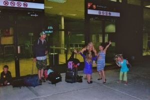 At the Los Cabos Airport. I commit another Travel Oops when I inadvertently take a photo in a no photo zone. © Stephanie Glaser 2011