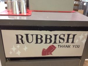 rubbish bin