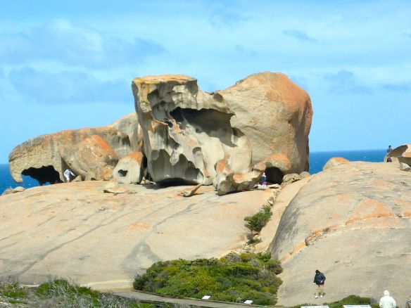 Remarkable Rocks on Kangaroo Island, South Australia as you approach 2010