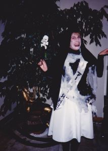 Here I am in my outfit complete with the angel hair 