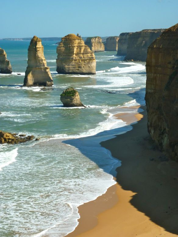 The stunning limestone Twelve Apostles along the Great Ocean Road in Victoria, Australia (2010)