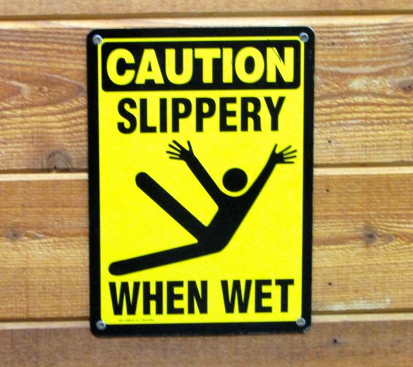 Jazz hands everyone! Falling can be flashy..