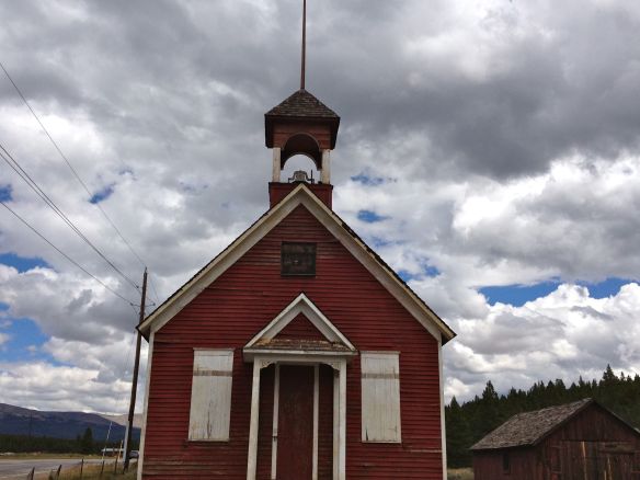 Loss of faith? A boarded up church. 