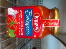 This goes on spaghetti in Australia. © Amy Frazier