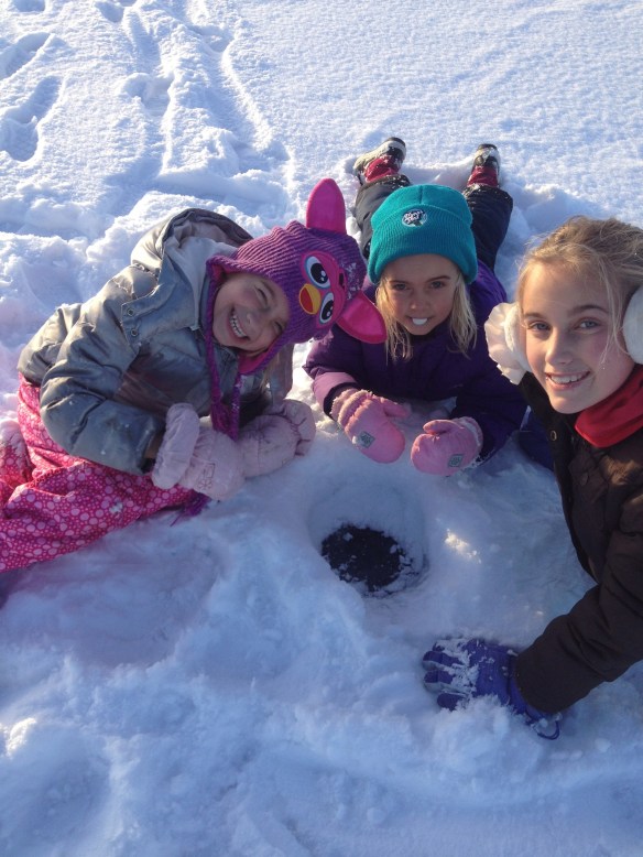 peaking in at the lake