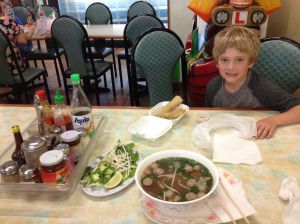 We won't go home hungry.