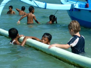 Eddie and his new friends.