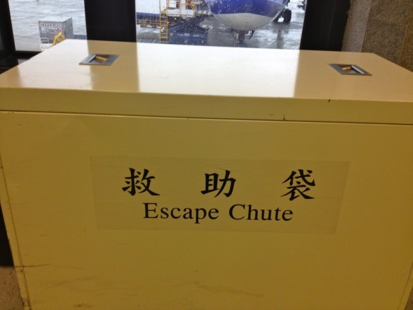 Is this an escape laundry chute? Are your travel frocks that stinky??