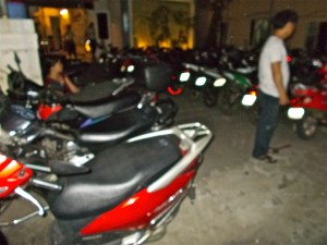 Outside one of the main karaoke bars in Hoi An. 