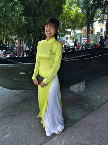 beautiful woman in Ao Dai