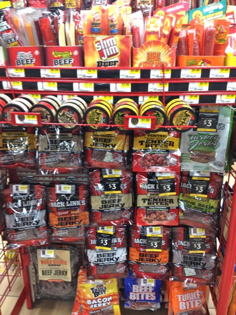 Beef jerky — in every way, shape and form. 