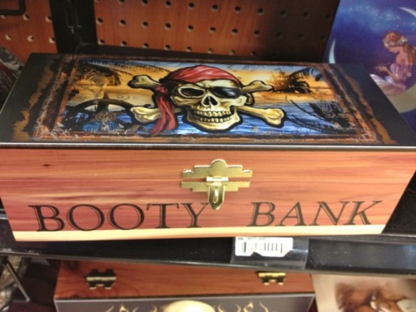 Here is where you can keep the skull collection. 