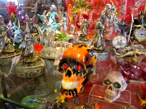 The skull and fairy collection. Precious. 