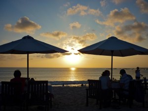 sunset at jimbaran
