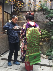 Mr. Tuna trying to make me "perfect"