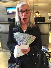 It didn't even look like real money. 