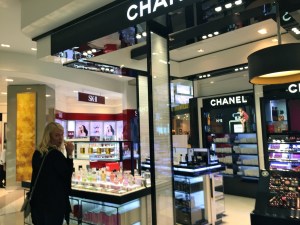Checking out Chanel. 