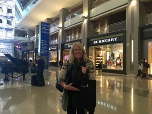 Entering the glitzy zone.